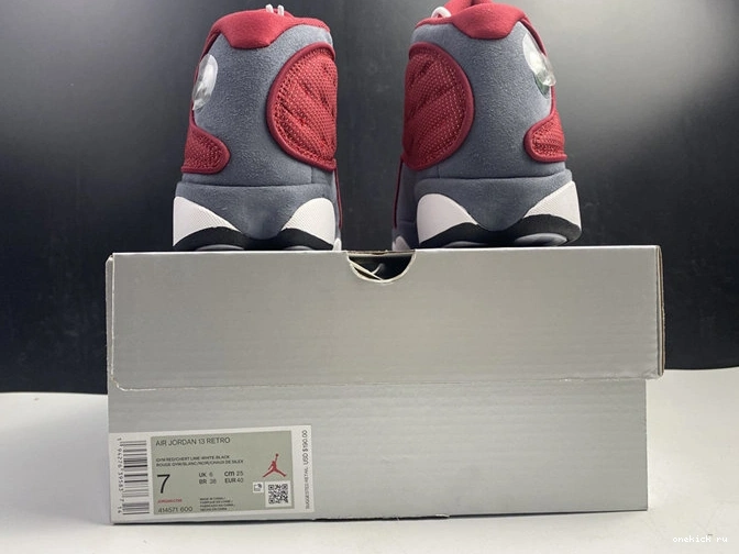 Chep Onekick Red Gym Flint Grey Jordan 414571- 4179 13 Retro Compact 1013